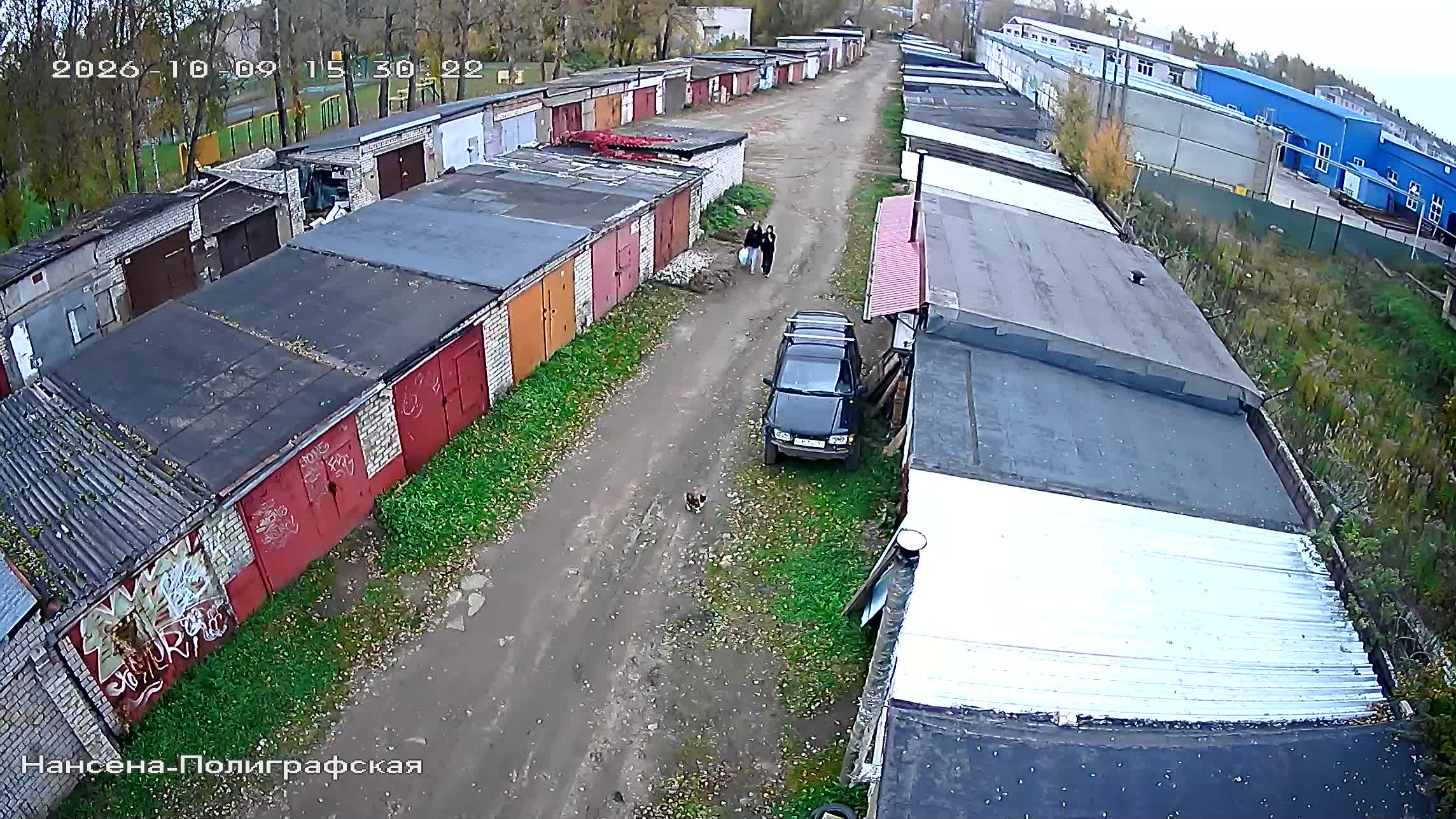 Камера 4 — 09.10.2026 12:30:22